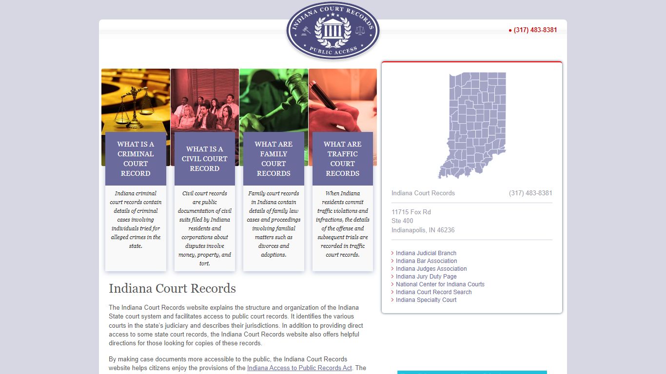 Indiana Court Records | IndianaCourtRecords.us